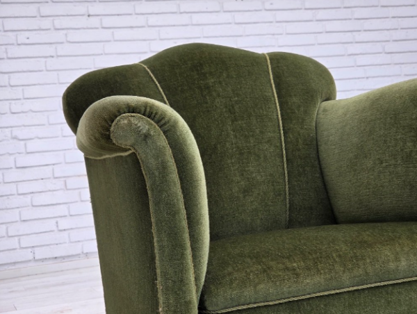 Sillón Verde Danés década de 1950